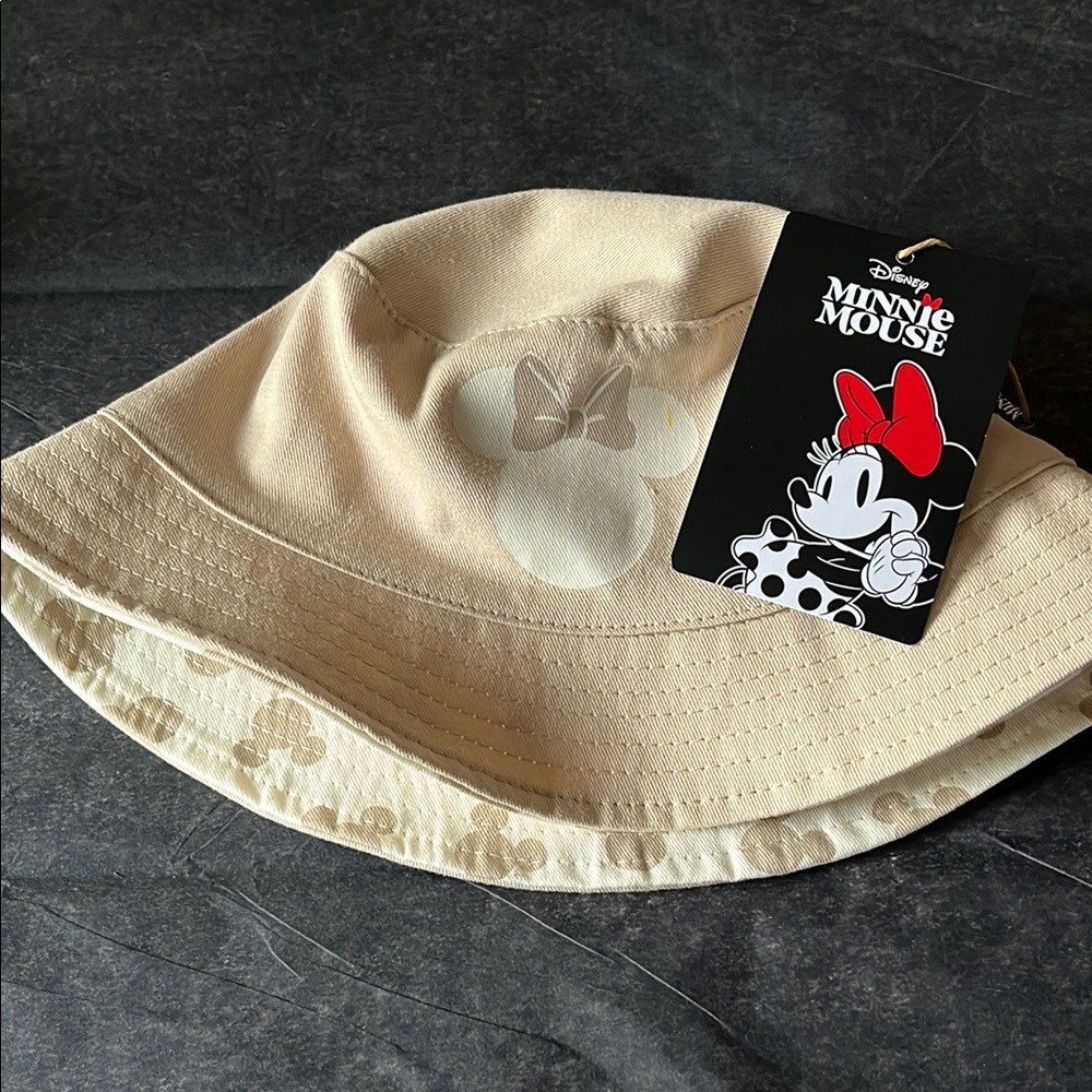 Disney Minnie Mouse Bucket Hat - Cream